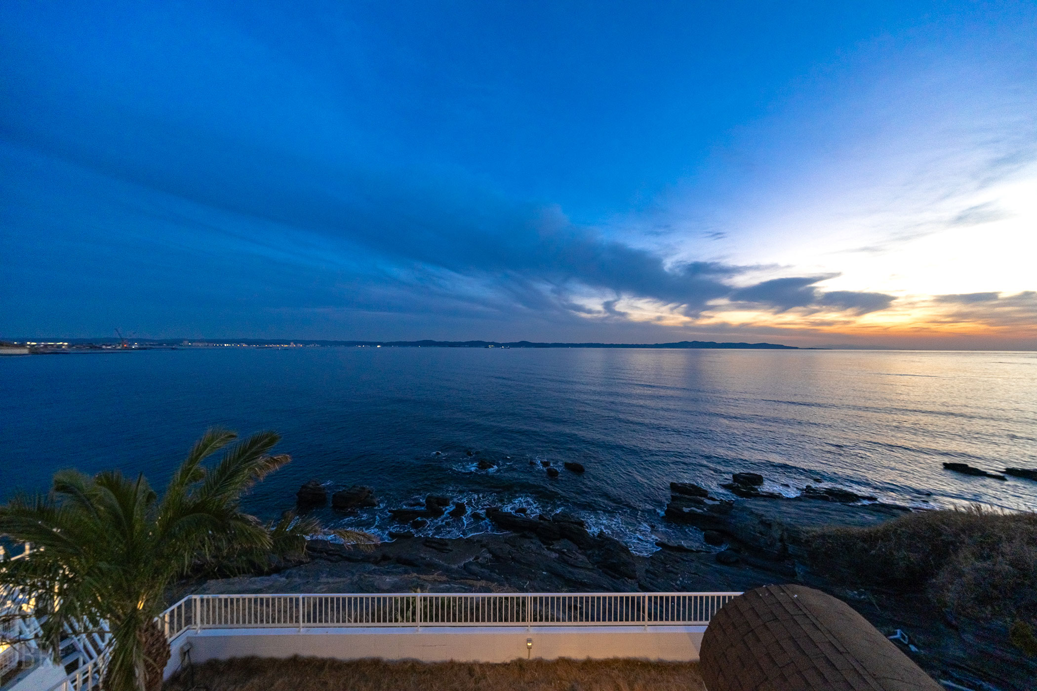 THE BONDSオーシャンフロントヴィラ千葉館山から見える海